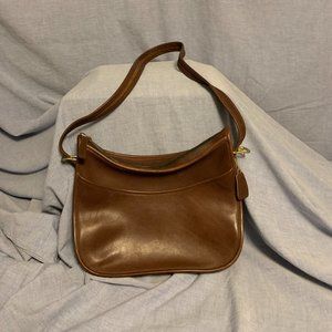 Vintage Leather Coach Bag Brown